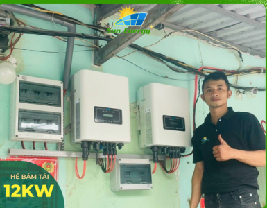 HỆ THỐNG BÁM TẢI 12KW TẠI LONG AN